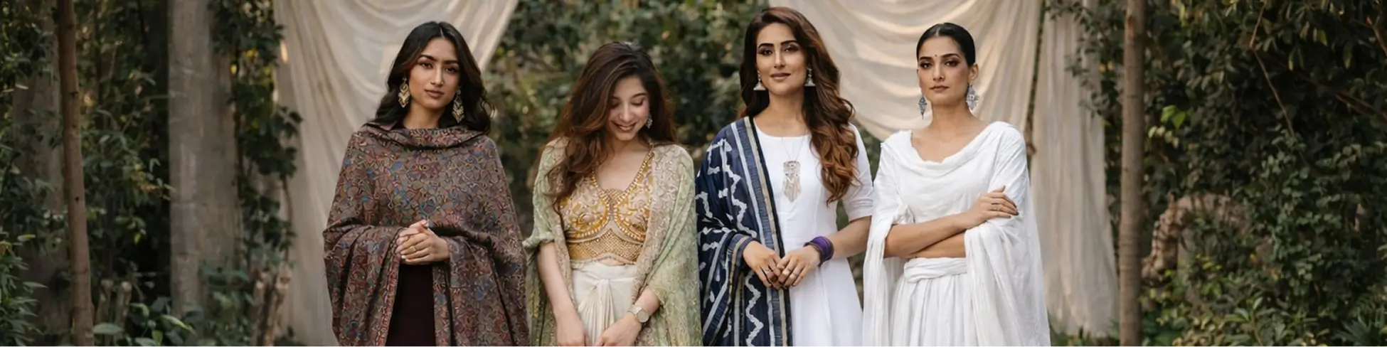 10 Elegant Ways to Wear a Shawl in Indian Style 