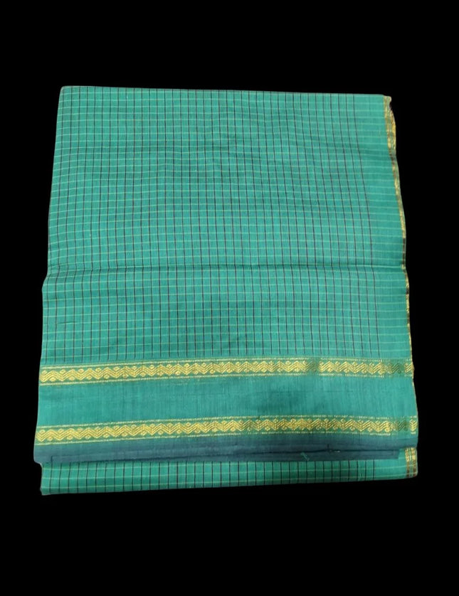 Kalyani Arani Checks 6 yards Sarees