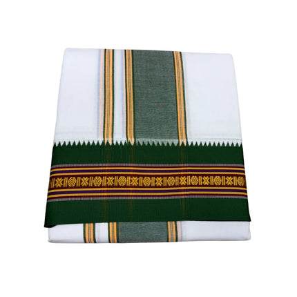 Men Pure Cotton Nagpuri Panchakacham Dhoti -9x5