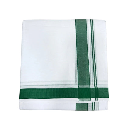 Men Pure Cotton 1 Inch Thillana Panchakacham Dhoti-9x5