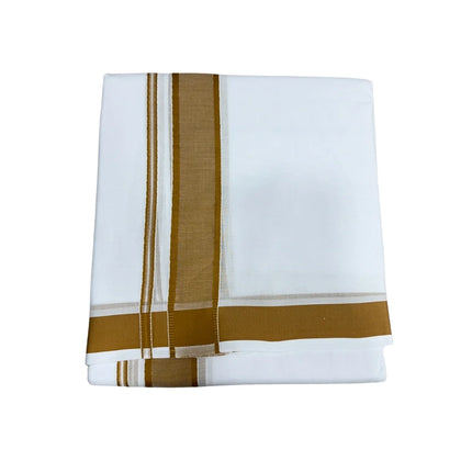 Men Pure Cotton 1 Inch Thillana Panchakacham Dhoti-9x5