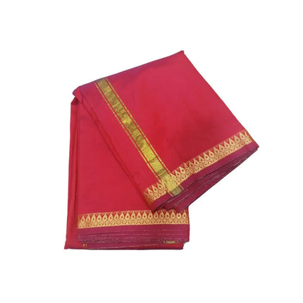 Men Art Silk Soft Silk Piping Colour Panchakacham Dhoti-9x5