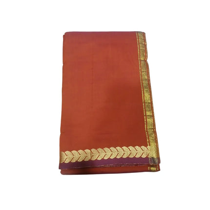 Men Art Silk Soft Silk Piping Colour Panchakacham Dhoti-9x5