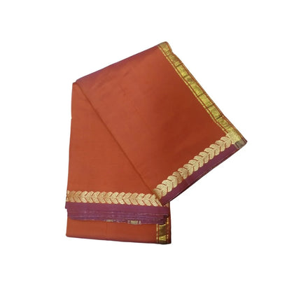 Men Art Silk Soft Silk Piping Colour Panchakacham Dhoti-9x5