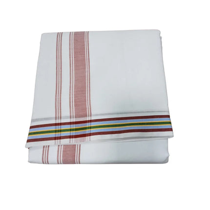 Men Cotton 1 Inch Deluxe Fancy Panchakacham Dhoti 10x6