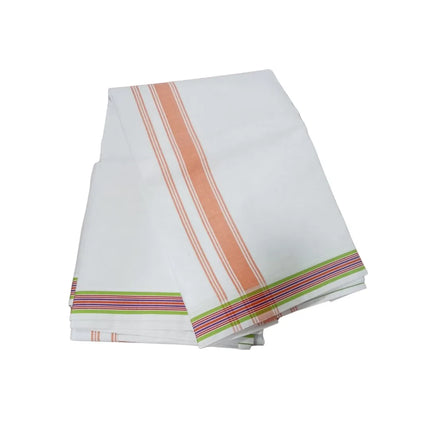 Men Cotton 1 Inch Deluxe Fancy Panchakacham Dhoti 10x6