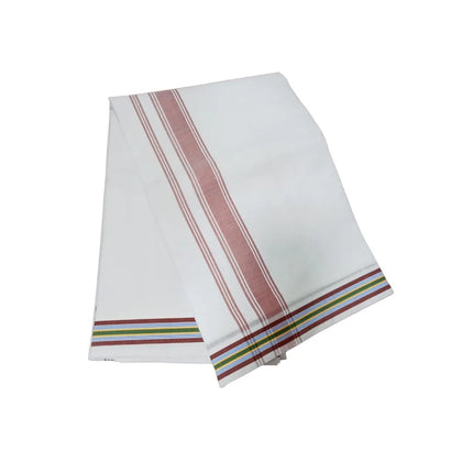 Men Cotton 1 Inch Deluxe Fancy Panchakacham Dhoti 10x6