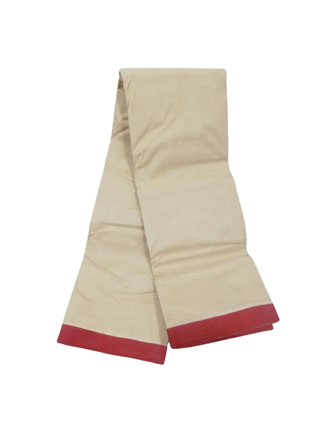 Men Pure Calcutta Narumadi Madi Panche- 36INCH - 8MULAM/3.5mtrs