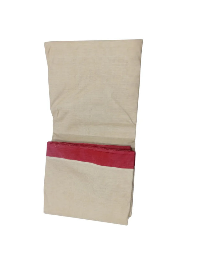 Men Pure Calcutta Narumadi Madi Panche- 36INCH - 8MULAM/3.5mtrs