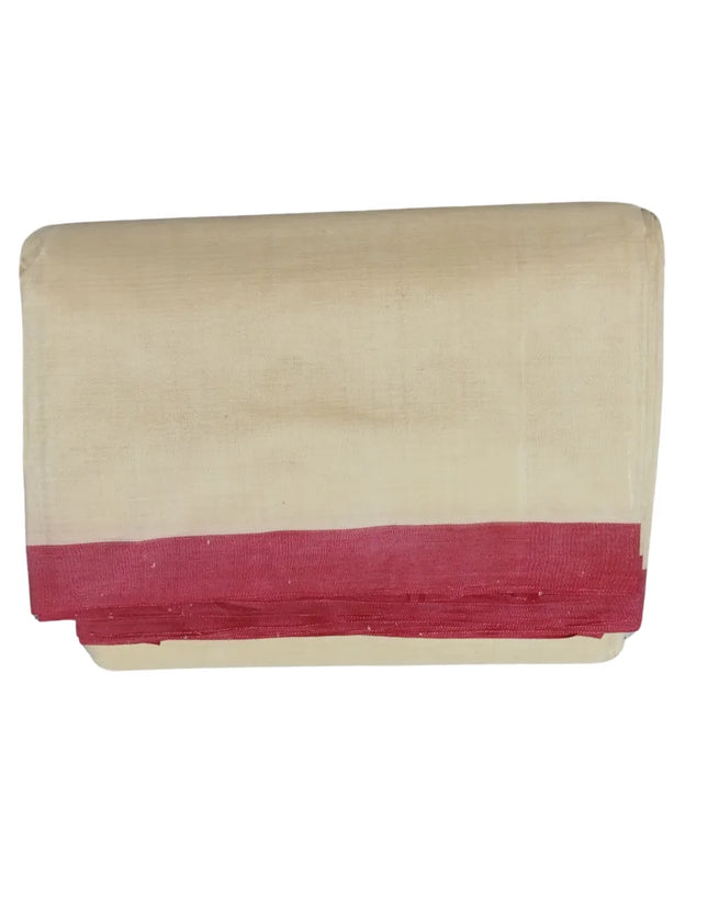 Men Pure Calcutta Narumadi Madi Panche- 36INCH - 9MULAM/4MTRS