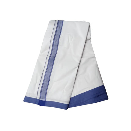 Men Pure Cotton 1 Inch Sarathy Panchakacham Dhoti-9x5