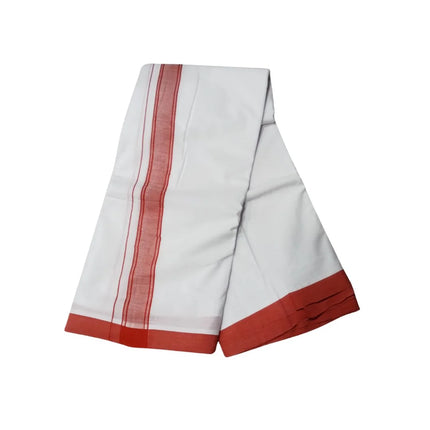 Men Pure Cotton 1 Inch Sarathy Panchakacham Dhoti-9x5