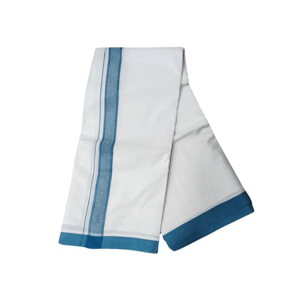 Men Pure Cotton 1 Inch Sarathy Panchakacham Dhoti-9x5