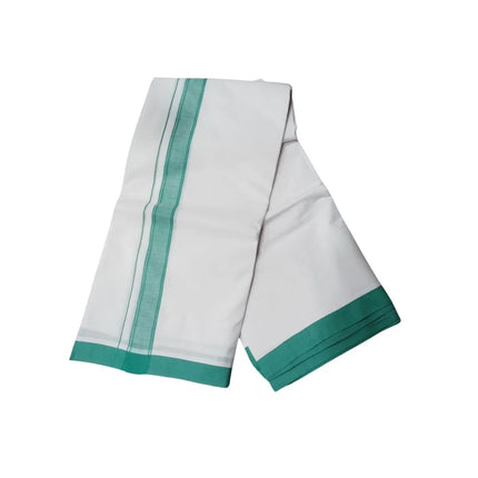 Men Pure Cotton 1 Inch Sarathy Panchakacham Dhoti-9x5