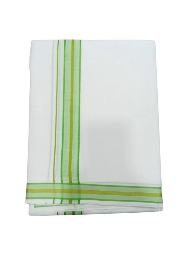 Men Pure Cotton D-127 Deluxe Panchakacham Dhoti-9x5