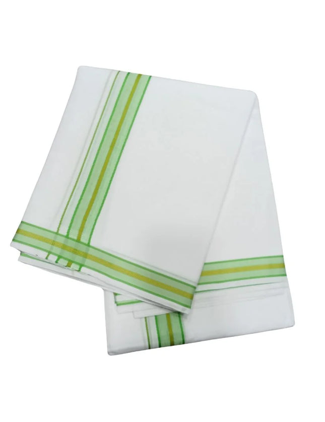 Men Pure Cotton D-127 Deluxe Panchakacham Dhoti-9x5