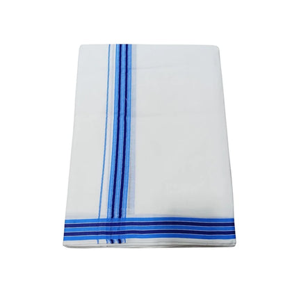 Men Pure Cotton D-800 Fancy Border Panchakacham Dhoti- 10x6