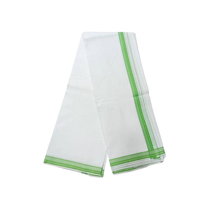 Men Pure Cotton D-800 Fancy Border Panchakacham Dhoti- 10x6