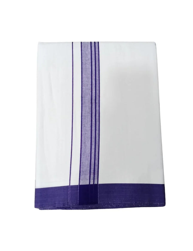 Men Pure Cotton d.no-600s Panchakacham Dhoti- 9x5