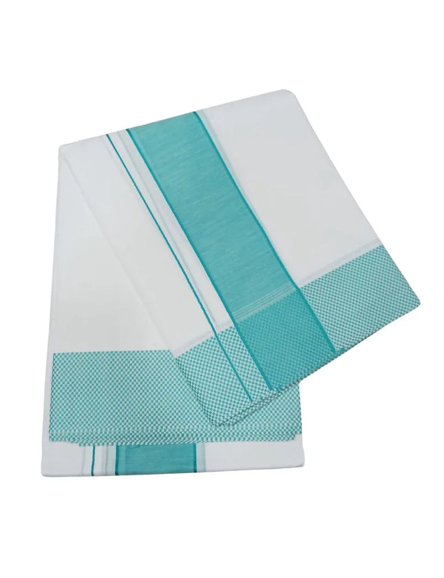 Men Pure Cotton Colour Checks Panchakacham Dhoti-9x5