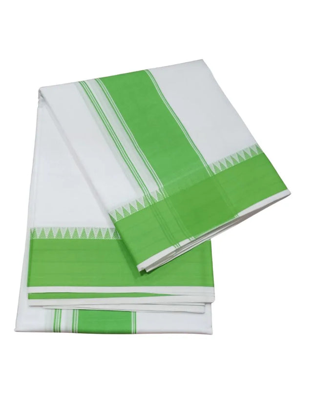 Men Pure Cotton D137 3 Inch Panchakacham Dhoti-9x5