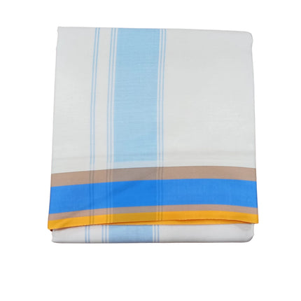 Men 2 Inch Deluxe Fancy Panchakacham Dhoti-9x5