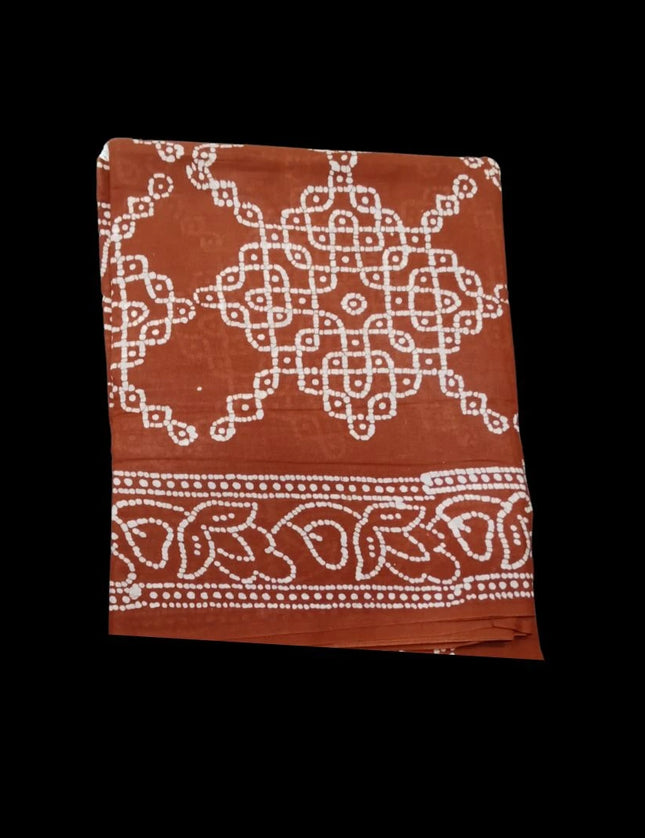 Madurai 100s Kolam Soft 6 Yards Sarees