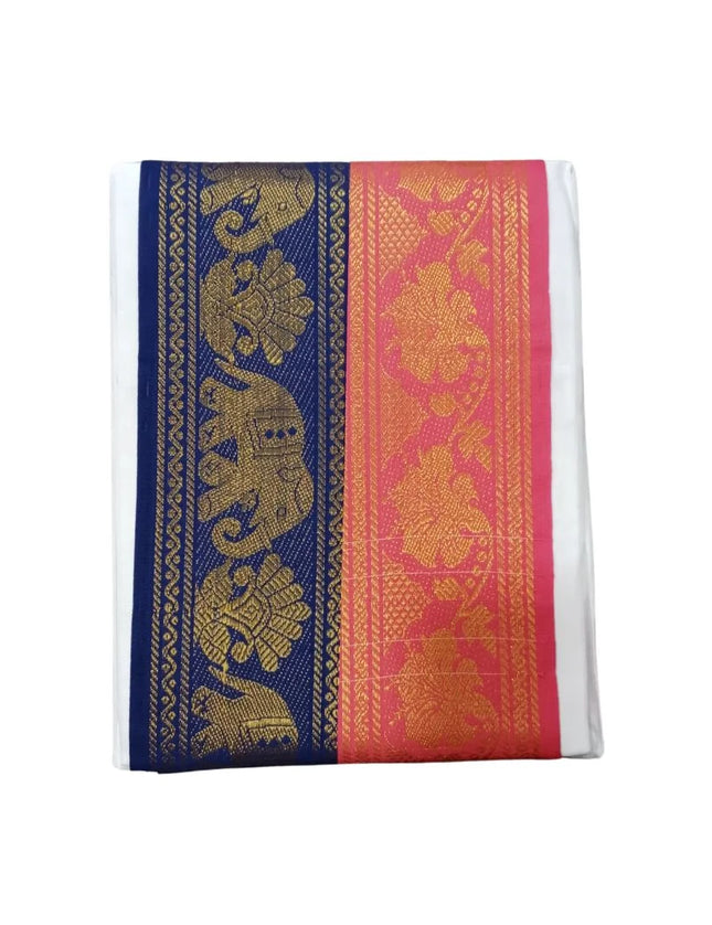 Men Premium 5Inch Jaquard border- 5Mulam/2.25m