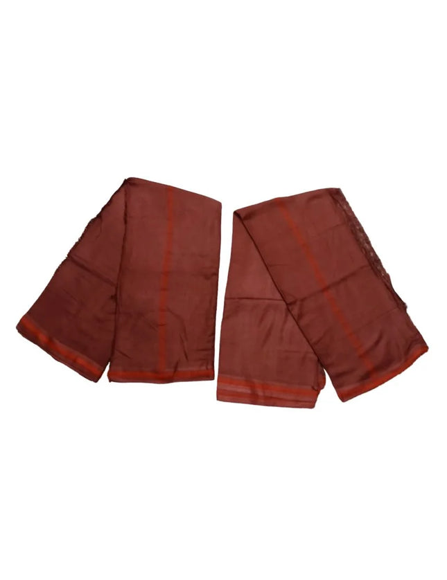 Men Staple Tanda Panchakacham -Rudrachai Border Dhoti -  9X5