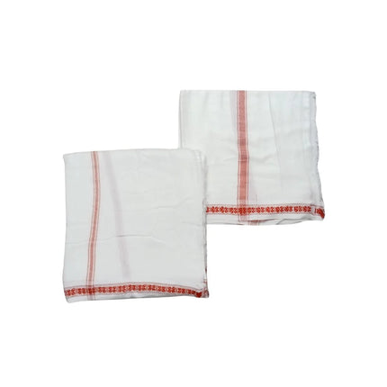 Men Staple Tanda Panchakacham -Rudrachai Border Dhoti -  9X5