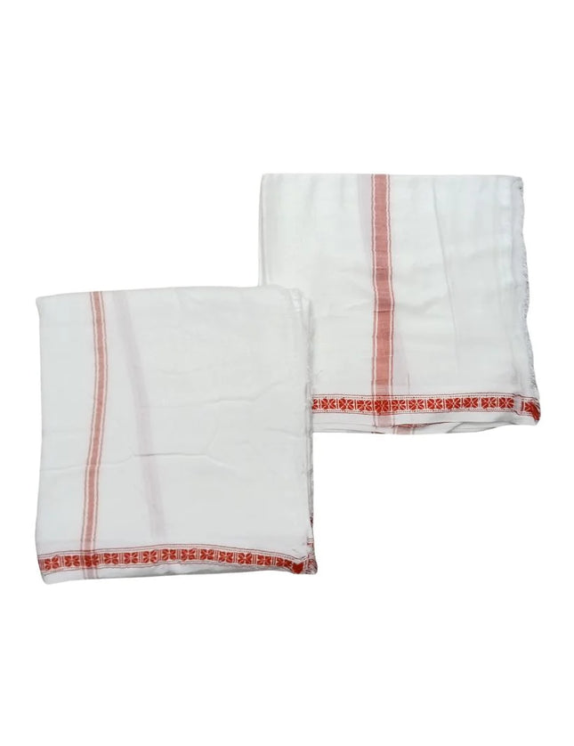 Men Staple Tanda Panchakacham -Rudrachai Border Dhoti -  9X5