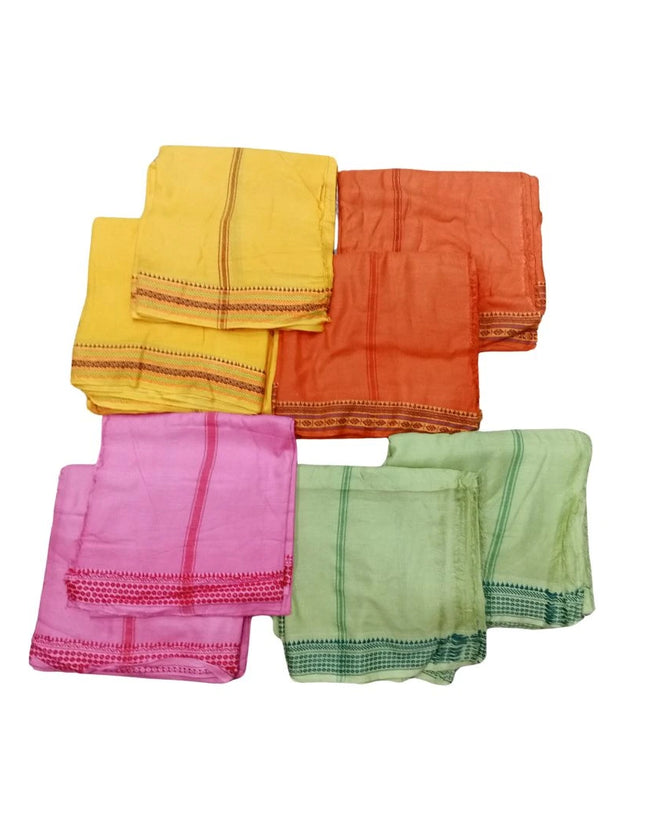 Men Staple Tanda Panchakacham -Thread Border Dhoti -  9X5