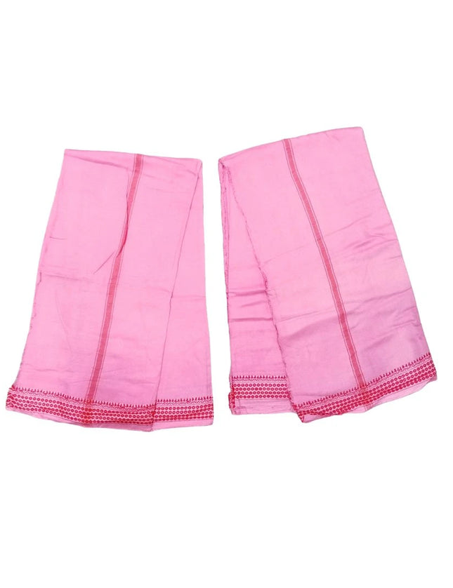 Men Staple Tanda Panchakacham -Thread Border Dhoti -  9X5