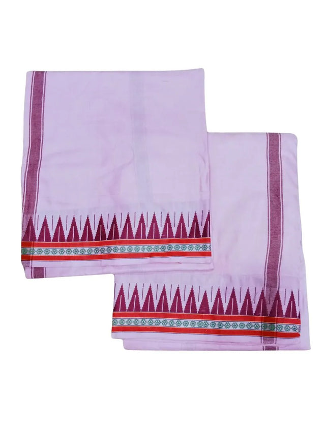 Men Tanda Panchakacham -Satin Border Dhoti -  9*5