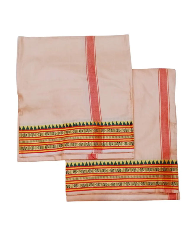Men Tanda Panchakacham -Satin Border Dhoti -  9*5
