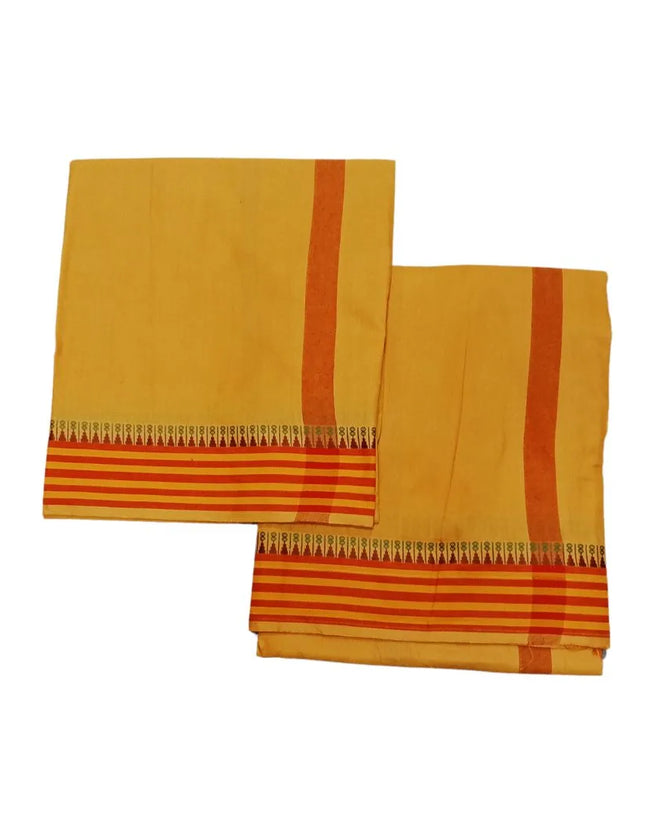 Men Tanda Panchakacham -Satin Border Dhoti -  9*5
