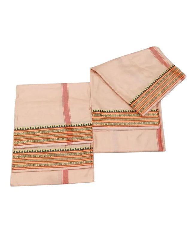 Men Tanda Panchakacham -Satin Border Dhoti -  9*5