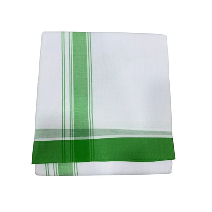 Men Cotton 1 Inch Plain Panchakacham Dhoti 9x5