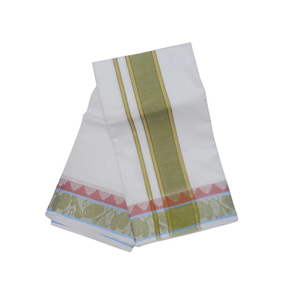 Men Pure Cotton D88 Group Panchakacham Dhoti- 10x6