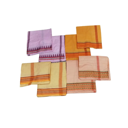 Men Tanda Panchakacham -Satin Border Dhoti -  9*5