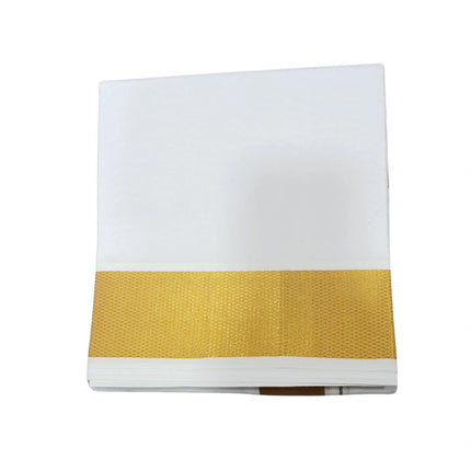 Men's cotton Jarikattu double dhoti