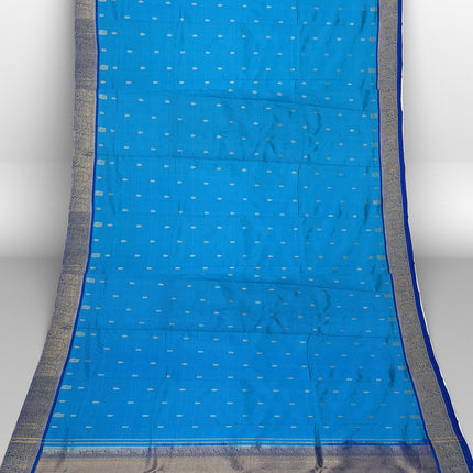 Pure Kanchipuram Silk 9 Yards Madisar Saree - Elegant Small Border & Rich Pallu