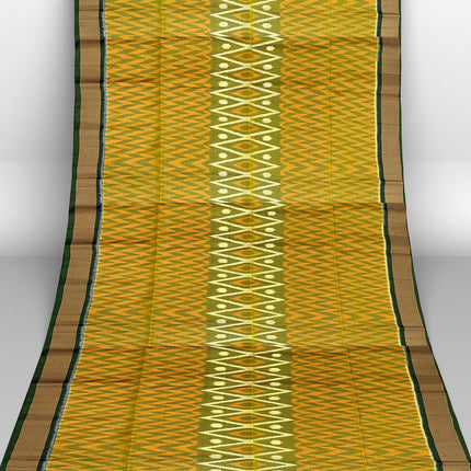 Pure Pochampally Silk Saree 6 Yards with Traditional Ikat Design