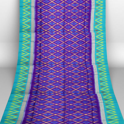 Pure Pochampally Silk Saree 6 Yards with Traditional Ikat Design